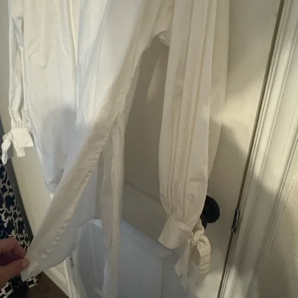 Top Shop White Button-Up Shirt - Picture 4 of 5